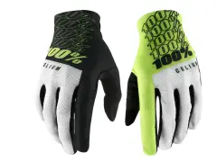 100 Percent "Celium" Handschuhe - Grey/Black/Fluo Yellow 100 Percent "Celium" Handschuhe - Grey/Black/Fluo Yellow
