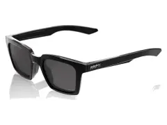 100 Percent "Erba" Sunglasses - Grey Polarized Lens / Polished Black 100 Percent "Erba" Sunglasses - Grey Polarized Lens / Polished Black