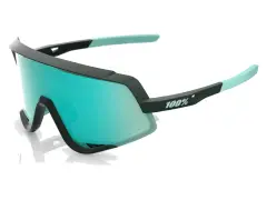 100 Percent "Glendale" Sunglasses - HiPER Mint Mirror Lens / Soft Tact Juniper 100 Percent "Glendale" Sunglasses - HiPER Mint Mirror Lens / Soft Tact Juniper