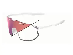 100 Percent "Hypercraft SQ" Sunglasses Replacement Lens (photochromic, mirrored, polycarbonate)
