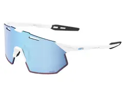 100 Percent "Hypercraft" Sunglasses - SQ Mirror Lens - Soft Tact White