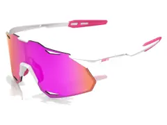 100 Percent "Hypercraft XS" Sunglasses - HiPER Vital Pink Mirror Lens / Matte White/Pink 100 Percent "Hypercraft XS" Sunglasses - HiPER Vital Pink Mirror Lens / Matte White/Pink