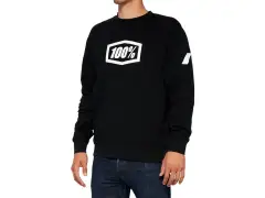 100 Percent "Icon Crewneck" Pullover - Black