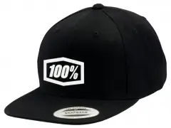 100 Percent "Youth LYP Icon Snapback" Cap - Black (Kids)