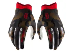 100 Percent "iTrack" Gloves - Camo/Red 100 Percent "iTrack" Gloves - Camo/Red