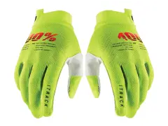 100 Percent "iTrack" Gloves - Fluo Yellow