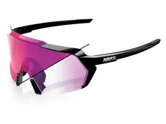 100 Percent "Korbin" Sunglasses - Purple Mirror Photochromic Lens / Gloss Black 100 Percent "Korbin" Sunglasses - Purple Mirror Photochromic Lens / Gloss Black