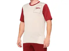 100 Percent "Ridecamp" Jersey T-Shirt - Stone/Brick