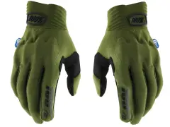 100 Percent "Ridecamp Smart Shock" Gloves - Army Green 100 Percent "Ridecamp Smart Shock" Gloves - Army Green
