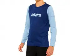 100 Percent "Ridecamp Youth" Longsleeve - Navy/Slate (Kids)