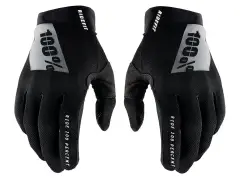 100 Percent "Ridefit" Handschuhe - Black/Grey