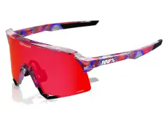 100 Percent "S3" Sunglasses - FDJ HiPER Fire Red Mirror Lens / Gloss Translucent Red/Blue 100 Percent "S3" Sunglasses - FDJ HiPER Fire Red Mirror Lens / Gloss Translucent Red/Blue