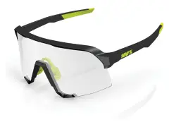 100 Percent "S3" Sunglasses - Photochromic Lens / Gloss Black 100 Percent "S3" Sunglasses - Photochromic Lens / Gloss Black
