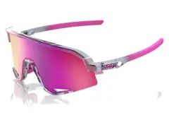 100 Percent "Slendale" Sunglasses - Multilayer Mirror Lens / Polished Translucent Grey 100 Percent "Slendale" Sunglasses - Multilayer Mirror Lens / Polished Translucent Grey