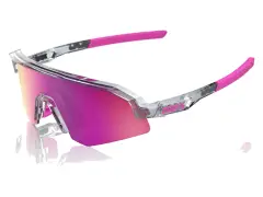 100 Percent "Slendale XS/Youth" Sunglasses - Multilayer Mirror Lens / Polished Translucent Grey 100 Percent "Slendale XS/Youth" Sunglasses - Multilayer Mirror Lens / Polished Translucent Grey