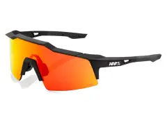 100 Percent "Speedcraft SL" Sunglasses - HiPER Mirror Lens / Soft Tact Black 100 Percent "Speedcraft SL" Sunglasses - HiPER Mirror Lens / Soft Tact Black