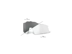 100 Percent "Speedcraft XS" Sunglasses Replacement Lens (photochromic)