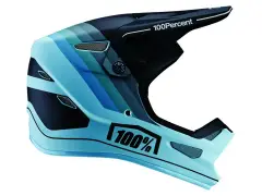 100 Percent "Status BMX/Downhill" Fullface Helm - Drop/Steel Blue/Black