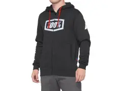 100 Percent "Syndicate" Zipper - Heather Black