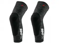 100 Percent "Teratec Sleeve" Knieschoner - Heather Grey/Black