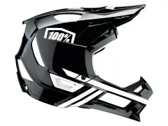 100 Percent "Trajecta BMX/Downhill" Fullface Helmet - Black/White
