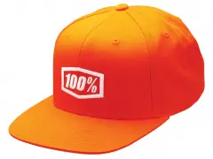 100 Percent "Youth LYP Icon Snapback" Cap - Orange (Kids)