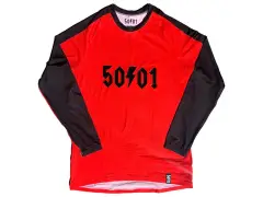 50to01 "MTB Jersey" Trikot Longsleeve - Racing Red