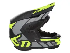 6D Helmets "ATB-3 LS" Fullface Helmet - Matt Neon Yellow