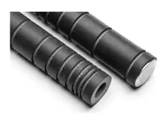 absoluteBLACK "Premium Silicone Dual Density" MTB Griffe - Ohne Flansch