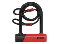 ABUS "Ultimate 420K Mini" U-Lock + USH Bracket and Cobra Cable - 14 cm ABUS "Ultimate 420K Mini" U-Lock + USH Bracket and Cobra Cable - 14 cm