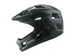 Alpina "Rupi" Fullface Helm - Black Matt (Kids) Alpina "Rupi" Fullface Helm - Black Matt (Kids)