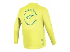 Alpinestars "A-Dura Air Long Sleeve" Jersey - Yellow Fluo