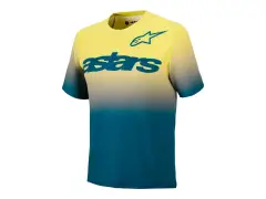 Alpinestars "A-Dura Astars 2.0" Jersey - Blue/Green/Yellow Fluo Alpinestars "A-Dura Astars 2.0" Jersey - Blue/Green/Yellow Fluo
