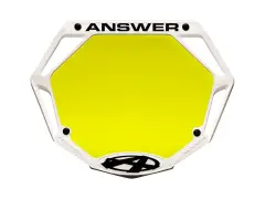 Answer "3D" BMX Race Nummernschild Answer "3D" BMX Race Nummernschild
