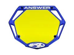 Answer "3D" BMX Race Nummernschild Answer "3D" BMX Race Nummernschild