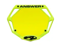 Answer "3D" BMX Race Nummernschild Answer "3D" BMX Race Nummernschild
