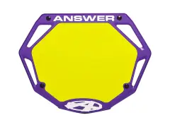 Answer "3D" BMX Race Nummernschild Answer "3D" BMX Race Nummernschild