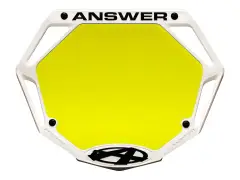 Answer "3D" BMX Race Nummernschild Answer "3D" BMX Race Nummernschild