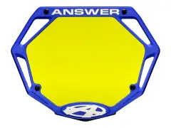 Answer "3D" BMX Race Nummernschild Answer "3D" BMX Race Nummernschild