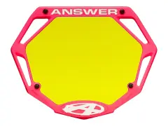Answer "3D" BMX Race Nummernschild Answer "3D" BMX Race Nummernschild