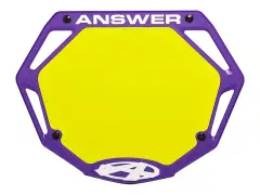 Answer "3D" BMX Race Nummernschild Answer "3D" BMX Race Nummernschild