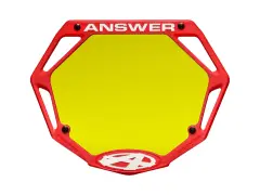 Answer "3D" BMX Race Nummernschild Answer "3D" BMX Race Nummernschild