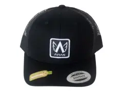 Avian "Retro Trucker" Kappe - Black