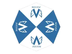 Avian "Umbrella" BMX Zubehör - Blue/White