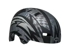 Bell "Local" BMX Helm - Matte Black/Gray Psycho Bell "Local" BMX Helm - Matte Black/Gray Psycho