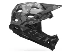 Bell "Super DH" Spherical Fullface Helmet - Matte Gloss Black Camo