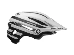 Bell "Sixer Mips" MTB Helm - Fasthouse Stripes Matte White/Black