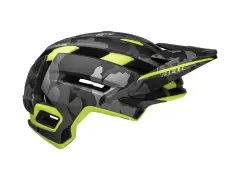 Bell "Super Air Spherical" MTB Helm - Matte Camo/Hi-Viz