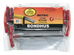 Bondhus "BTX50M" T-Handle Ball End Hex Key Set - 4 to 10 mm Bondhus "BTX50M" T-Handle Ball End Hex Key Set - 4 to 10 mm
