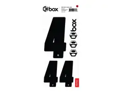 BOX Components "Box Two" BMX Race Zahlen-Sticker - Black BOX Components "Box Two" BMX Race Zahlen-Sticker - Black